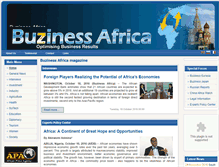 Tablet Screenshot of buzinessafrica.com
